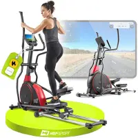 Hop-Sport Crosstrainer HS-095CF Ellipsentrainer Crosswalker schwarz