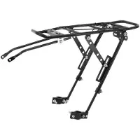 P2r Fahrrad-Hinterradgepäckträger mit verstellbarem Alu-Gestänge 15 kgs
