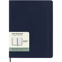 Moleskine Wochen-Notizkalender XL Saphir 2027