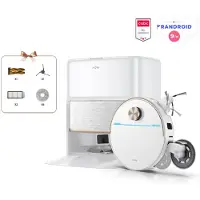 MOVA V70 Ultra Complete Saugroboter, 40000 Pa, MaxiReachX Kantenreinigung, 9 cm Hindernisüberwindung, EcoCyclone Staubabsaugung, All-in-One Station