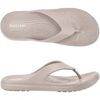 Holster Holster Offshore – Uni-Flip-Flops – Vegane EVA-Schaumstoff-Flip-Flops – Podologisch zugelassen – Sandfarben BRAUN 43