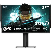 KTC H27E8 27″ QHD Gaming-Monitor mit Fast IPS, 275Hz OC, 1ms MPRT, HDR400, Adaptive Sync & höhenverstellbarem Standfuß