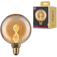 Paulmann LED-Leuchtmittel "G125 Inner Glow Helix 180lm gold 1800K", gold (goldfarben), L:16,4cm Ø:12,5cm, Leuchtmittel, LED-Leuchtmittel