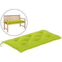 vidaXL Gartenbank-Auflage Hellgrün 100x50x7 cm Oxford-Gewebe