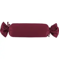 Erwin Müller Mako-Satin Nackenrollenbezug Landshut in weinrot | Gr.: onesize
