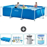 Intex Rechteckiger Frame Pool - 300x200x75 cm - 5-teilig S40149