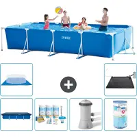Intex Rechteckiger Frame Pool - 450x220x84 cm - 7-teilig S40294