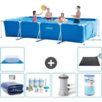 Intex Rechteckiger Frame Pool - 450x220x84 cm - 7-teilig S40296