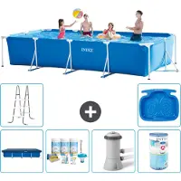 Intex Rechteckiger Frame Pool - 450x220x84 cm - 7-teilig S40258