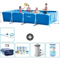 Intex Rechteckiger Frame Pool - 450x220x84 cm - 6-teilig S40248