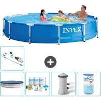 Intex Frame Pool Rund - 366x76 cm - 6-teilig S41555
