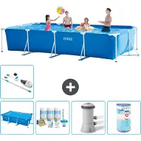 Intex Rechteckiger Frame Pool - 450x220x84 cm - 6-teilig S40257