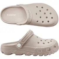 Original Brands Holster Holster Sundrifter Vegan Clogs für Damen, SA BRAUN 36