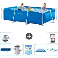 Intex Rechteckiger Frame Pool - 300x200x75 cm - 8-teilig S40174