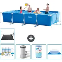 Intex Rechteckiger Frame Pool - 450x220x84 cm - 6-teilig S40298