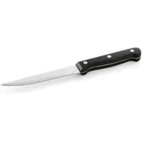 WAS Germany - Steak-/Pizzamesser mit Kunststoffgriff Set 12-teilig, 21 cm, Edelstahl