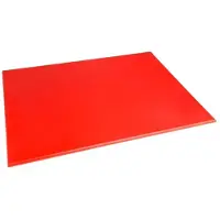 Hygiplas extra dickes Schneidebrett mit hoher Dichte rot