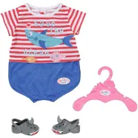 Baby Born Bath Pyjamas wShoes blue 43cm, Puppenpyjama, 3 Jahr(e), 180 g