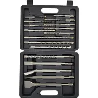 AWTOOLS Sds+ Meißel & Bohrer Set 17 Elem.