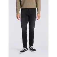 BOSS Schwarze Tapered-Fit Jeans aus bequemem Stretch-Denim Grösse 33/30