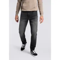 BOSS Maine Regular-Fit Jeans aus schwarzem Super-Stretch-Denim Grösse 36/32
