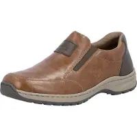 Rieker Herren Slipper Halbschuh Stretch extra weit 03354, Größe:43 EU, Farbe:Mehrfarbig