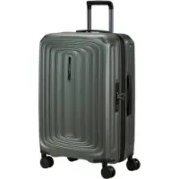 Samsonite Hartschalen-Trolley "2WANDER" 80 l 4 Rollen aus robustem Polycarbonat, mit Adressetikett und Dehnfalte