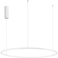 Lyora TARQUIN LED Pendelleuchte Weiß 46W Warmweiss 200x80cm dimmbar 9345604