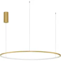 Lyora TARQUIN LED Pendelleuchte Messing 59W Warmweiss 200x100cm dimmbar 9345610