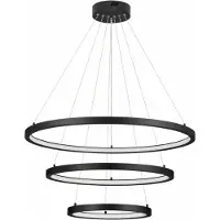 Lyora EMPATIA LED Pendelleuchte Schwarz 108W Warmweiss 120x80cm dimmbar 9172867