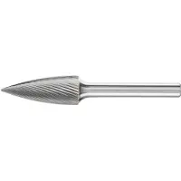 PFERD 21123456 Fræsestift Spidsbue Længde 70 mm Mål, Ø 12 mm Arbejdslængde 30 mm Skaftdiameter 6 mm