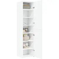 vidaXL Highboard Weiß 45x42,5x185 cm Holzwerkstoff