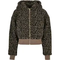 Urban Classics Langmantel "Damen Ladies Short Oversized AOP Sherpa Jacket" 1 Stk.