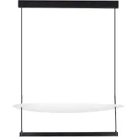 Nova Luce 9580573 Pendelleuchte DIONA Schwarz / Weiß Aluminium dimmbar 2700 K 55 3600 lm LED x