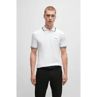BOSS Poloshirt Paul 50506193 Weiß Slim Fit
