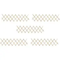 vidaXL Scherenzaun 5 Stk. Tannenholz 180x30 cm