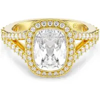 Swarovski 'Una Angelic Cushion' Damenring aus vergoldetem Metall - Gold 5762630