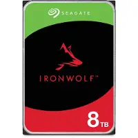 Seagate IronWolf ST8000VN002, 8 TB, 5400 RPM, 256 MB, 3.5", Serial ATA III