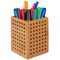 B2X Bambus Stifthalter 11,5x9x9 cm