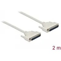 DeLOCK Serielles Kabel D-Sub 37 Stecker zu Stecker 2 m, Beige, 2 m, D-Sub 37 Pin, D-Sub 37 Pin, Männlich, Männlich