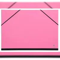 Clairefontaine 10x Zeichenmappe mit Gummizug 37x52 cm - Fuchsia 144706C