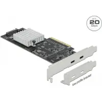 DeLOCK PCI-Express-Karte USB 3.2 Gen2x2 - 2x USB-C