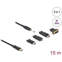 DeLOCK Aktives Optisches 12,70cm (5") 1 HDMI Kabel 8K 60 Hz 15 m
