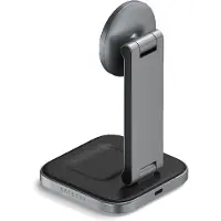 Satechi , Kabellose Ladestation für iPhone & AirPods Magnetisch Qi2, Grau