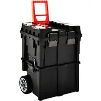 vidaXL Werkzeug-Organizer Trolley mit Griff 45x36x90 cm