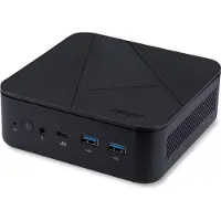 Acer Veriton NUC VN1502G-13U7U, 0,73 l großer PC, PC Barebone, BGA 1744, Ethernet/LAN, 802.11a, 802.11b, 802.11g, Wi-Fi 4 (802.11n), Wi-Fi 5 (802.11ac), Wi-Fi 6 (802.11ax), 65 W