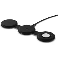 Satechi OntheGo 3-in-1, Drinnen, USB, Kabelloses Aufladen, Schwarz