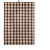 Ferm Living Geschirrtuch Hale Cinnamon/Grey Green – 70 x 50 cm