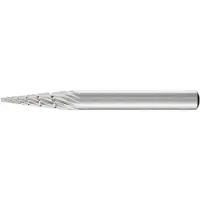 PFERD 22422736 Fr?sestift HSS Spidskegle L?ngde 60 mm M?l, ? 6 mm Arbejdsl?ngde 18 mm Skaftdiameter 6 mm 1 stk.