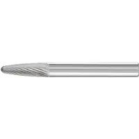 PFERD Frässtift RBF Ø 6 mm Kopflänge 18 mm Schaft-Ø 6 mm Hartmetall Verzahnung 5